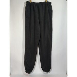 90s Converse All‎ Star Fleece Sweatpants Mens XL Black Jogger Athletic Made USA
